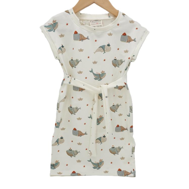 Sommerkleid Adria Küstenkind Wale Schiffchen 134-176